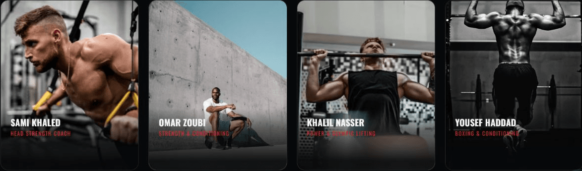 لقطة من فريق مدربي Five11 Gym